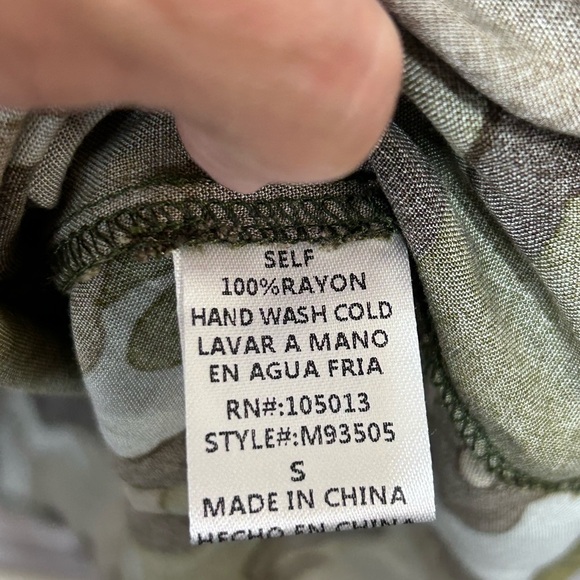 Andree’ By Unit Embroidered Camouflage Dress - Picture 6 of 9